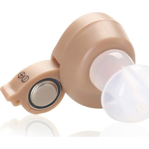 Invisible Hearing Aids Adjustable Ear Sound Amplifier Volume Tone Listen Hearing Assistance Aid Kit Tool (Not include Battery)