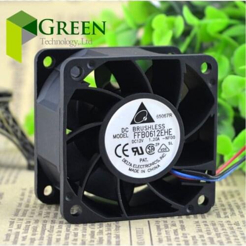The Original Delta 6CM 60mm server fan the violent fan 6038 12V 1.2A FFB0612EHE modified 3pin