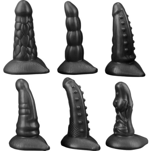6style Adult Sex Toys For Wmen And Men Masturbate Silicone Big Sucker Dildo Anal Butt Plug G-Spot Stimulate Vagina Anusdilator