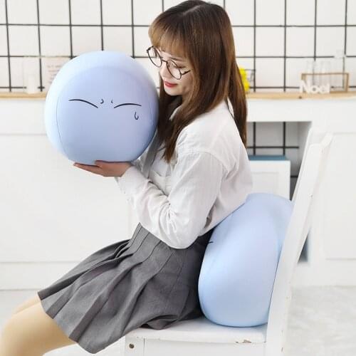 Kawaii Slime Plush Toy Pillow Cute Plush Stuffed Dolls With Different Expressions Pillow Cushions Children’s Favorite Gifts