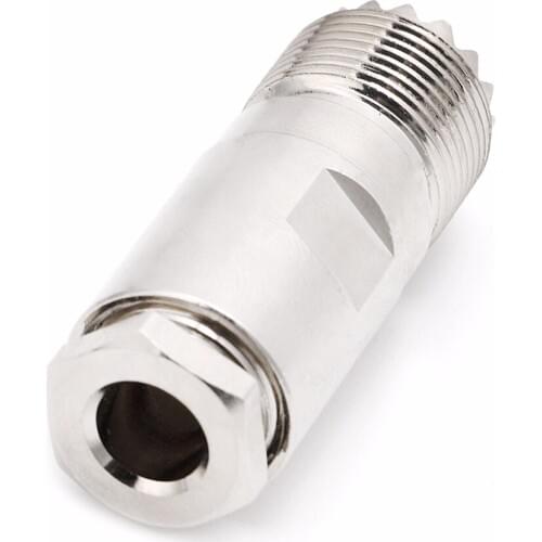 UHF SO239 PL259 Socket Female PLug Clamp For RG8 RG165 RG213 LMR400 Connector 1AA300349