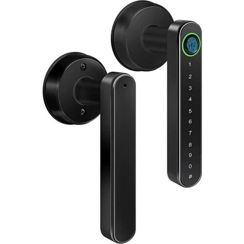 Smart Door Lock,Fingerprint Door Lock,Keyless Entry Door Lock With Handle, Bluetooth APP Wifi Control,For Home,Office