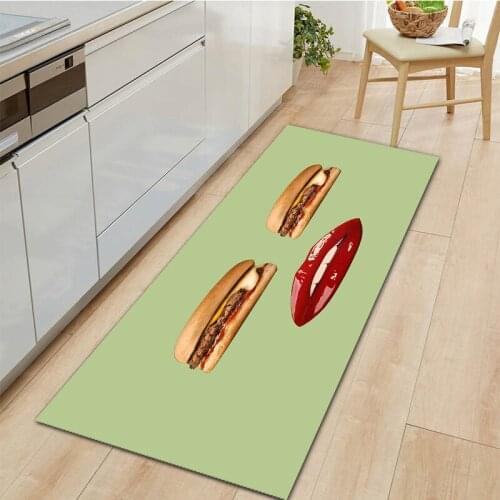Fun pattern Entrance Doormat Rectangle Non-Slip Bath Foot Pad Fresh Style Carpet For Hallway Kitchen Home Floor Decoration