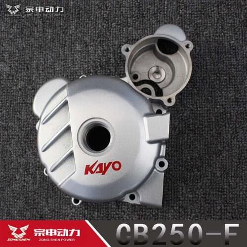 Zongshen CB250F CB250-F dirt pit bike front chain sprocket cover engine left magneto coil cover 250cc motorcycle free shipping