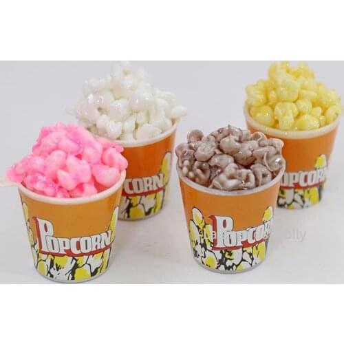 1:6 Dollhouse Mini Popcorn Cone Model Dollhouse Food Play Toy Accessories