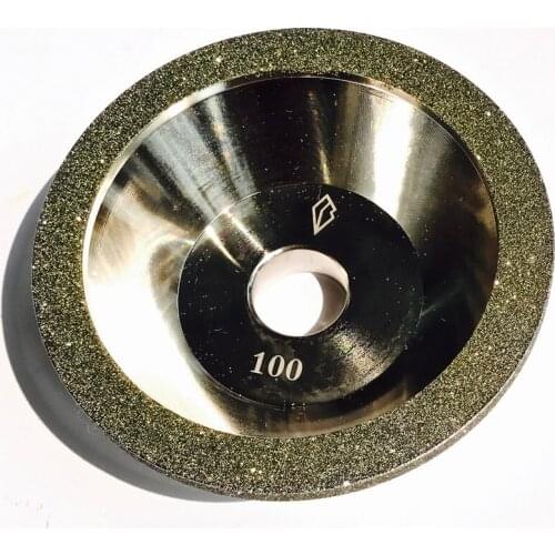 Free shipping of 1pc good quality 100D*10W*5U*20H*35T alloy wheel bowl diamond grinding wheel for alloy blade sharpening