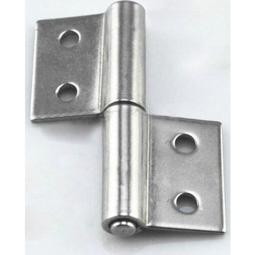1 pcs Silver 2" Length Rectangular Flag Hinge Window Door Hinge / Stainless Steel
