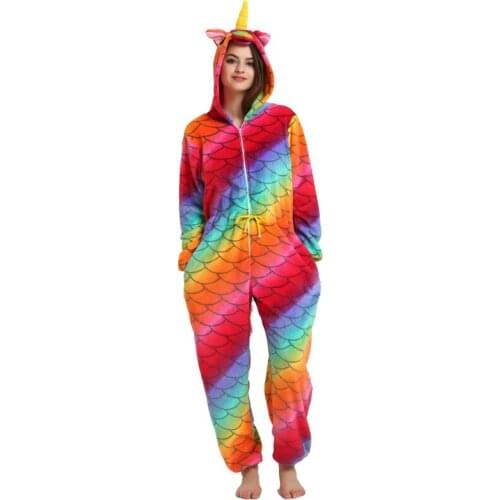 2020 unisex adult kugurumi pajams blue unicorn animal cosplay sleepwear anime onesie one piece pyjamas suit home clothing
