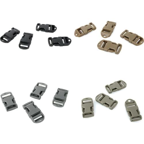 4Pcs X-CON Ladder Quick Release Buckle 3/4 Lanyard Hole For 3/4 inch Webbing