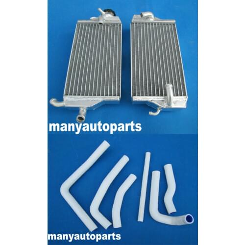Aluminum Radiator& white hose fit for Honda CR250 CR250R CR 250 R 2000 2001 2stroke