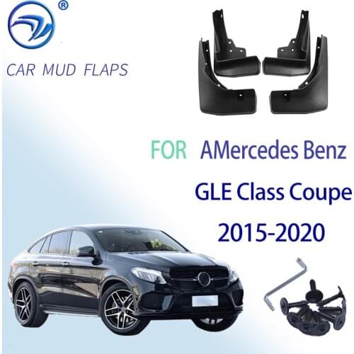 Car Mudflap for Mercedes Benz GLE Class Coupe C292 2015~2020 Fender Mud Flaps Guard Splash Flap Mudguards Accessories 2016 2017