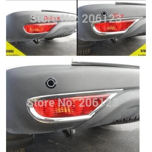 For Mitsubishi Montero / Pajero Sport 2009-2014 Chrome Rear Tail Fog Light Cover Trim
