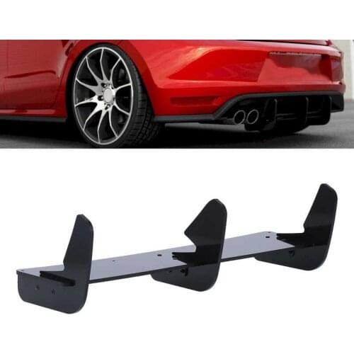 Gloss Black Maxton Style Rear Bumper Diffuser Valance Extension Fit for VW MK5 6R 6C 2009- Car accessories