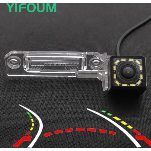 YIFOUM Dynamic Trajectory Tracks Car Rear View Camera For Volkswagen Jetta Polo Bora Golf Passat B5 B6 Touran Caddy T5 Multivan