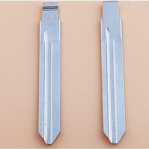 DAKATU Metal Blank Uncut Flip KD Remote Key Blade #17 For Citroen Elysee Picasso Remote Key Blade