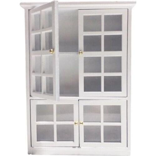 OB11 doll accessories are suitable for 1/12 size fashion joker door cabinet bookcase kitchen side cabinet doll room accessories