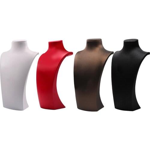 Necklace Bust Display Rack Jewelry Pendant Chain Display Holder Neck Jewelry Organizer Stand Bust Display Stands Holder Show