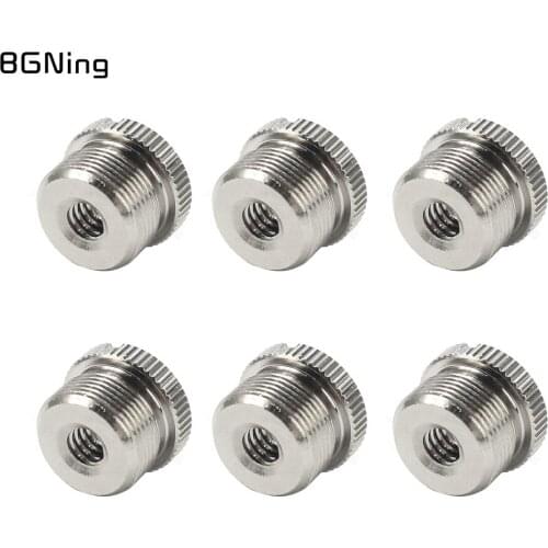 6Pcs 3/8" 1/4" 5/8" to 3/8 inch Tripod Screw Converter Nut Camera Adapter Mount for Light Stand Rig Microphone Video Photograph