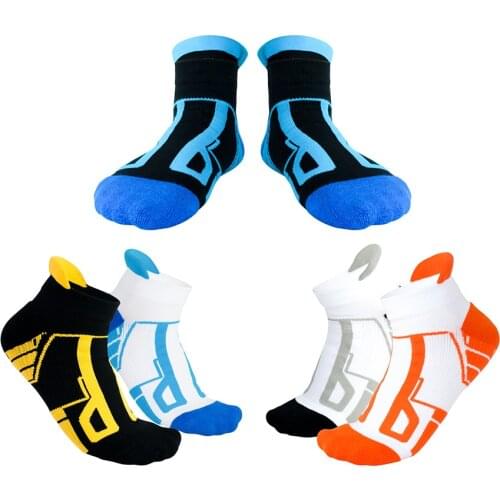 Cycling socks, lock shoes, collocation socks, compression sports socks, men and women terry sweat-absorbent bicycle socks