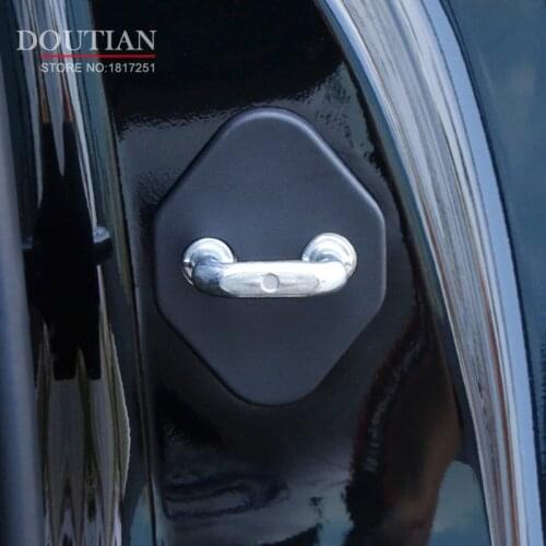 Stainless Steel Door Lock Buckle Protection Protective Cover trim 4pcs for Mazda CX-5 cx5 2017 2018 2019 2020 Accessories 4pcs