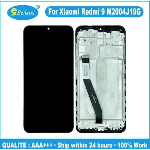 For Xiaomi Redmi 9 M2004J19G M2004J19C M2004J19AG LCD Display Touch Screen Digitizer Assembly Replacement Accessory