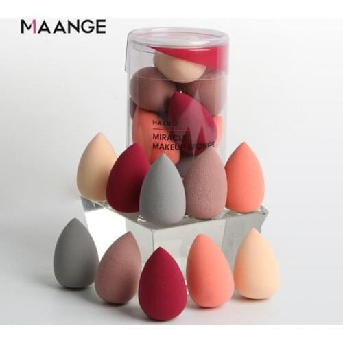 4/10 pcs/set Non-latex Sponge Puff Foundation Puff Wet and dry Use Powder Smooth Cosmetic Make Up Puff Beauty Tools