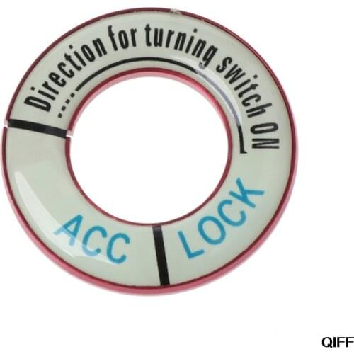 Car Ignition Key Hole Switch Ring Cover Trim For Peugeot 307 308 3008 Citroen C4 May06