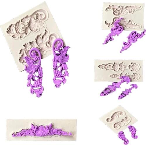 Free Shipping 3d Four Coffee Cup Cooking Tools Wedding Decoration Silicone Mold Baking Fondant Sugar Craft Molds Diy Cake Cake