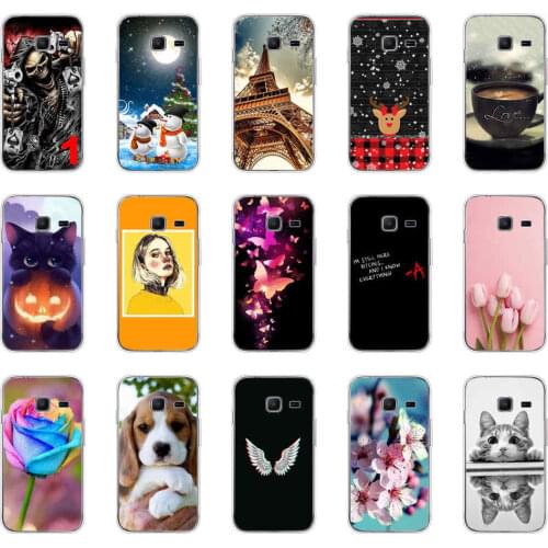FOR Samsung Galaxy J1 Mini Case Cover 2016 J105 J105F Samsung J1 Mini Case FOR Samsung J1 CASE Soft TPU silicone flower