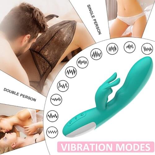 Adult Toys Dildo Vibrator Sex Toy Double Rod Masturbation Crazy Rabbit Vibrator Utensils Adult Sex Product Vibrator For Women