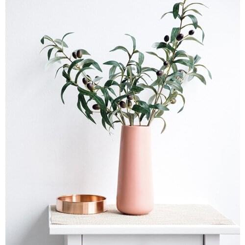 Artificial Olive Branch New Arrival Fake Fruits Flower Green Plant Bouquet Home Decor Wedding Party Table Room Wreath Decoration