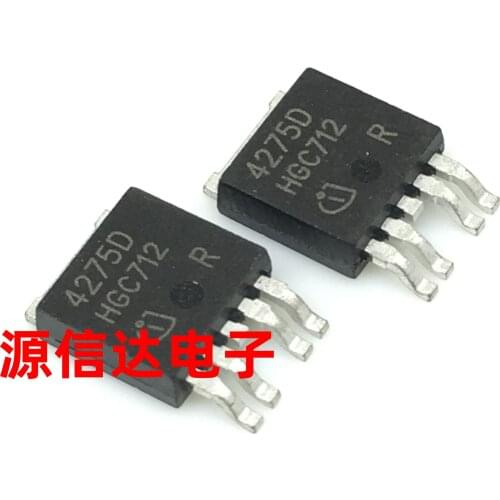 The brand new imported TLE4275D 4275D TO-252-5 0.4A/5V linear regulator is in stock