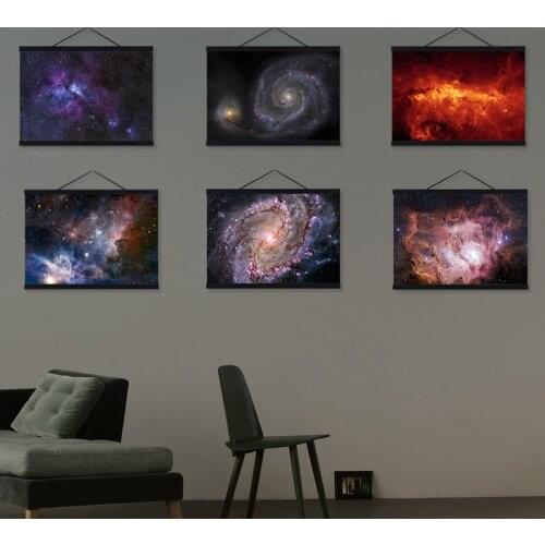 New Arrival Canvas Painting Cosmos Universe Starry Sky Colorful Wall Art Canvas Oil Painting Garden Decoration Living Room