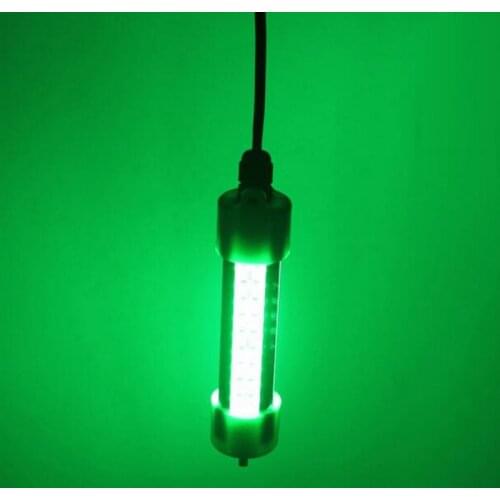 12V 14W Green Fishing Light 72 pcs 1296 lumens LED Underwater Fishing Light Lures Fish Finder Lamp Attracts Prawns Squid Krill