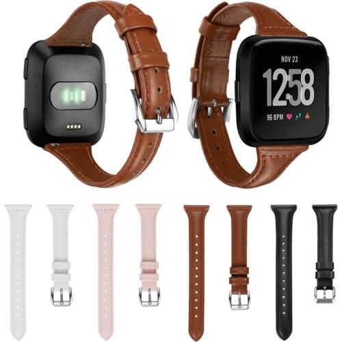 Strap for Fitbit Versa 2 Luxury Leather Replacement Watch Band for Fitbit Versa 1/2/Lite Bracelet Smart Accessories