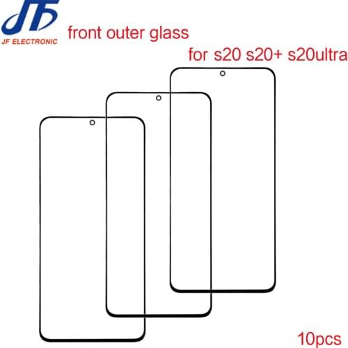 10Pcs Touch panel Replacement For Samsung Galaxy S20 G980 G981 S21 S20+ S20 Plus NOTE 20 S20 Utral Front Outer Glass Lens Cover