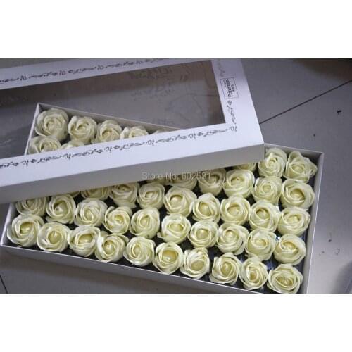 SPR Free shipping-Rose soap flower (50pcs soap flower) Wedding supplies Valentines day gift Mothers day gift Free shipping