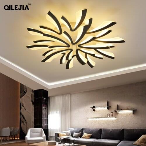 Led ceiling light for living room bedroom White/Black Simple Plafond led ceiling lamp home lighting fixtures AC90-260V