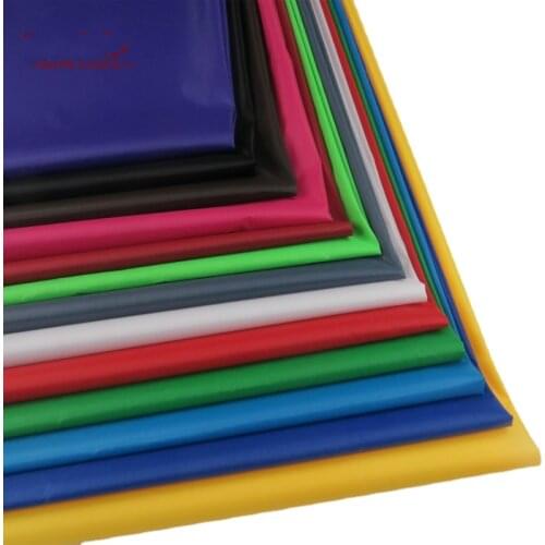 Wide 59" Thin Outdoors Waterproof Ooxford 210D Polyester PU Coat Fabric Water Belt Bag Fabric Tent Raincoat Umbrella Material