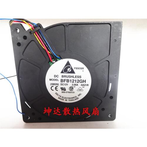 For delta cooling fan 12V 3.96A BFB1212GH 12032 120x120x32mm 12cm server inverter blower