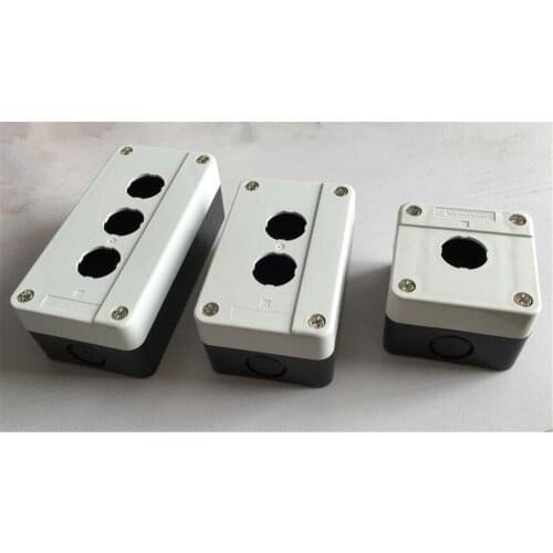 Waterproof Button Box 1/2/3 Holes 22mm Push Button Box Urgent Stop Switch Button Box