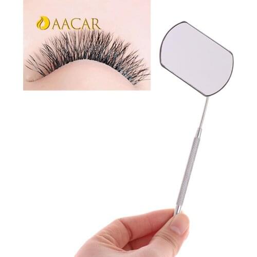 Magnifying Beauty Long Handle Mirror for Checking False Eyelashes Tools Makeup Tool Eyelash Extension Mirror Large Makeup Mirror