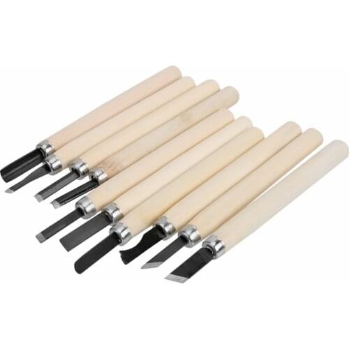 10pcs/Set DIY Hand Tool Chisel Detailed Woodworking Hand Tool Hand Wood Carving Knife Tool