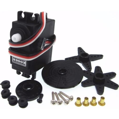 10pcs/lot 38g SERVO S3003 Standard Servo BOAT SERVO 1/10 1/8