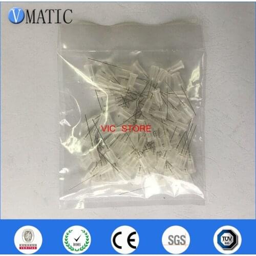 Free Shipping 100Pcs 27G 1'' Dispensing Needles For Glue Dispenser