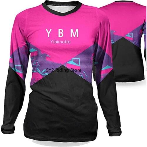 2021 motocross Jersey for men downhill MX cycling mountain bike DH Bicicletta Jersey quick drying BMX