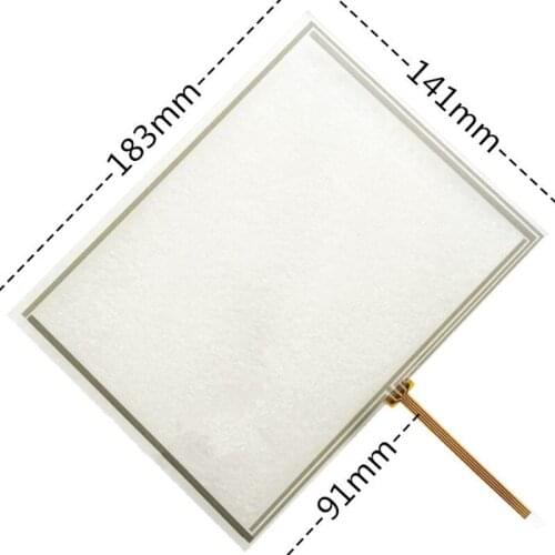 5PCS/A LOT New Touchpad 8 Iinch 4-Line 183*141 For AMT9556 AMT-9556 Resistive Touch Screen Panel Digitizer Glass