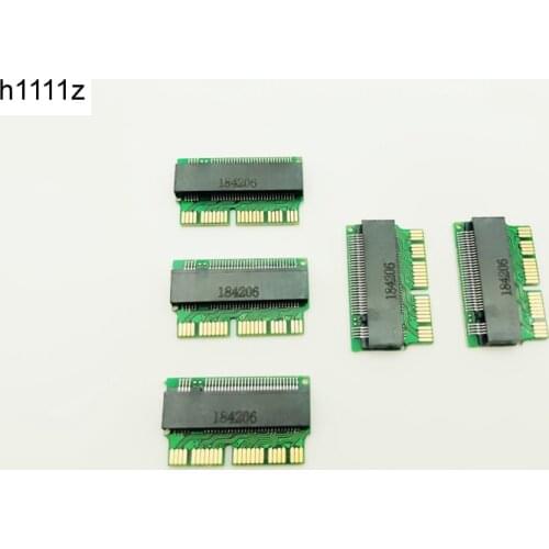 5PCS M key M.2 PCI-e AHCI SSD Adapter Card for 2013 2014 2015 MACBOOK Air A1465 A1466 Pro A1398 A1502 A1419 NGFF to MD711 MD712