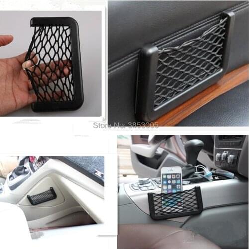 Car Net Bag Organizer Nets Car Syling Bag Storage for kangoo touareg opel vivaro honda accord 2003-2007 bmw r1200gs lc w204