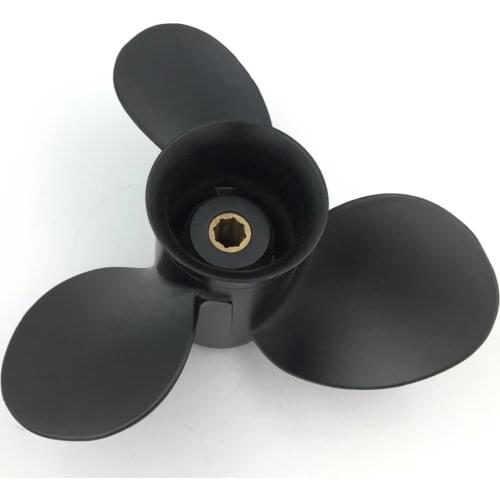 Free shipping 9X8 For 5-15 HP MERCURY ALUMINUM PROPELLERS 9X8 Motors engines 8 tooth spline marine outboard propellers